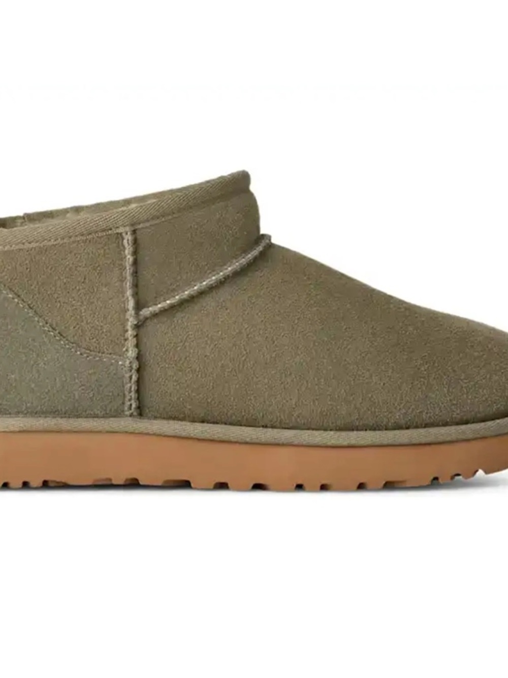 UGG Women's Short Suede Boot in Olive Size 7